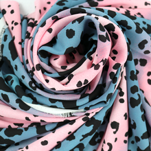 Load image into Gallery viewer, 58/60" Animal Patterned Soft Polyester Wool Dobby Print Thin Light Weight Fabric by the Yard