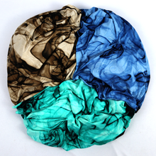 Load image into Gallery viewer, 3 Colors 58/60" 185GSM Smoke Design Printed Polyester/Spandex Knit Jacquard Stretchy Fabric by the Yard