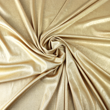 Load image into Gallery viewer, 58/60" Poly Slinky P/D with Foil Stretch Knit Fabric by the Yard
