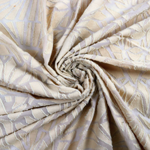 Load image into Gallery viewer, 5-COLOR 58/60" Geometry Patterned Cotton/Poly/Span Clip Jacquard Single Knit Fabric by the Yard