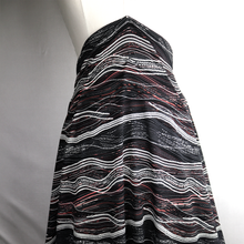 Load image into Gallery viewer, 2 Color 58/60" 200GSM Wave design ITY Knit Fabric with Puff by the Yard