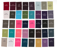 Load image into Gallery viewer, Color #1106-#1145(Total 145 colors) 58/60" 2-way Stretch ITY Knit Jersey Polyester Spandex Fabric by the Yard