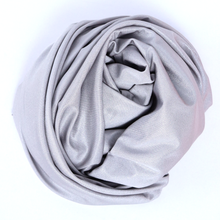 Load image into Gallery viewer, 58/60" Poly Slinky P/D with Foil Stretch Knit Fabric by the Yard