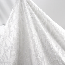 Load image into Gallery viewer, 5-COLOR 58/60" Geometry Patterned Cotton/Poly/Span Clip Jacquard Single Knit Fabric by the Yard