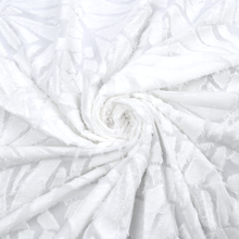 Load image into Gallery viewer, 5-COLOR 58/60" Geometry Patterned Cotton/Poly/Span Clip Jacquard Single Knit Fabric by the Yard