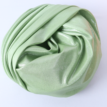 Load image into Gallery viewer, 58/60" Poly Slinky P/D with Foil Stretch Knit Fabric by the Yard