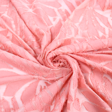 Load image into Gallery viewer, 5-COLOR 58/60" Geometry Patterned Cotton/Poly/Span Clip Jacquard Single Knit Fabric by the Yard