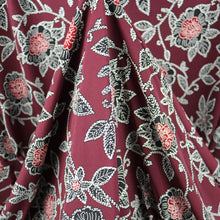 Load image into Gallery viewer, Flower Pattern Printed Polyester/Spandex ITY Knit Fabric with Puff by the Yard, 58-60", 200GSM