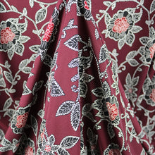 Load image into Gallery viewer, Flower Pattern Printed Polyester/Spandex ITY Knit Fabric with Puff by the Yard, 58-60", 200GSM