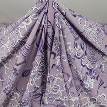 Load image into Gallery viewer, Flower Line Polyester/Spandex ITY Knit Fabric with Puff by the Yard, 58-60", 200GSM