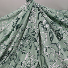 Load image into Gallery viewer, Flower Line Polyester/Spandex ITY Knit Fabric with Puff by the Yard, 58-60", 200GSM