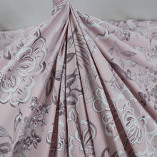 Load image into Gallery viewer, Flower Line Polyester/Spandex ITY Knit Fabric with Puff by the Yard, 58-60", 200GSM