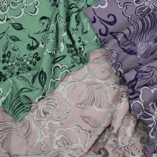 Load image into Gallery viewer, Flower Line Polyester/Spandex ITY Knit Fabric with Puff by the Yard, 58-60", 200GSM