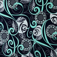 Load image into Gallery viewer, 58/60" 200GSM Flower with Leaves Pattern ITY Knit Fabric with Puff by the Yard