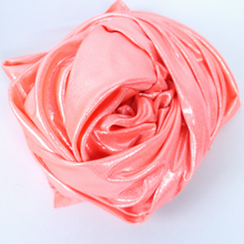 Load image into Gallery viewer, 58/60" Poly Slinky P/D with Foil Stretch Knit Fabric by the Yard