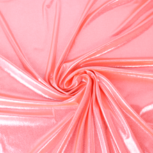 Load image into Gallery viewer, 58/60" Poly Slinky P/D with Foil Stretch Knit Fabric by the Yard