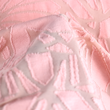 Load image into Gallery viewer, 5-COLOR 58/60" Geometry Patterned Cotton/Poly/Span Clip Jacquard Single Knit Fabric by the Yard