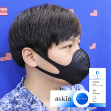 Load image into Gallery viewer, Unisex SUMMER BIKINI face MASK with Cooling Effect Anti-microbial UV protection Embossed NEOPRENE Fabric