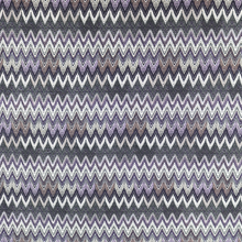 Load image into Gallery viewer, 60" Black-purple Wave design Polyester/Single Spandex Knit Jacquard Printed Fabric by the Yard