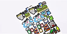 Load image into Gallery viewer, Yooniaworld White Tiger New Year's Resolution Stickers 1-sheet