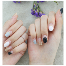 Load image into Gallery viewer, Zipkok® Gel Nail Strips - Stone Circle French