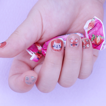 Load image into Gallery viewer, Zipkok® Gel Nail Strips for Kids - Cat and Mouse