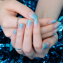 Load image into Gallery viewer, Zipkok® Gel Nail Strips - Glitter Aqua