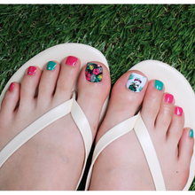Load image into Gallery viewer, Zipkok® Pedi Gel Nail Strips - Extremely Rabbit Summer Vacation