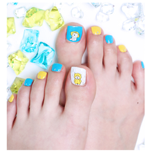 Load image into Gallery viewer, Zipkok® Pedi Gel Nail Strips - Extremely Rabbit Raindrop