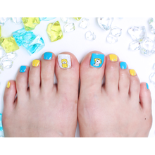 Load image into Gallery viewer, Zipkok® Pedi Gel Nail Strips - Extremely Rabbit Raindrop