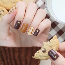 Load image into Gallery viewer, Zipkok® Gel Nail Strips - Brandybrown Check