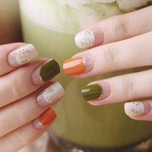 Load image into Gallery viewer, Zipkok® Gel Nail Strips - Greentea Latte