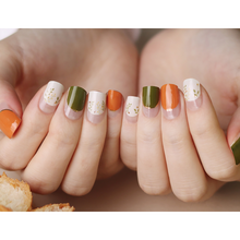Load image into Gallery viewer, Zipkok® Gel Nail Strips - Greentea Latte