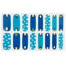 Load image into Gallery viewer, Zipkok® Gel Nail Strips for Kids - Ice Penguin