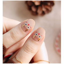 Load image into Gallery viewer, Zipkok® Gel Nail Strips - Red Nose Rudolf