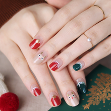 Load image into Gallery viewer, Zipkok® Gel Nail Strips - Red Nose Rudolf