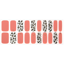 Load image into Gallery viewer, Zipkok® Gel Nail Strips - Pink Seethrough Leopard