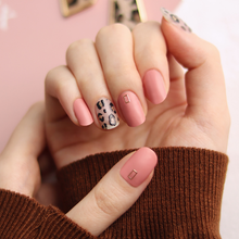 Load image into Gallery viewer, Zipkok® Gel Nail Strips - Pink Seethrough Leopard