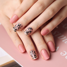Load image into Gallery viewer, Zipkok® Gel Nail Strips - Pink Seethrough Leopard