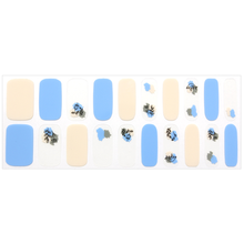 Load image into Gallery viewer, Zipkok® Gel Nail Strips - Drawing Blue