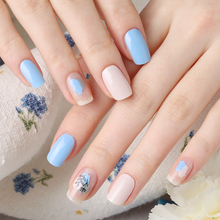 Load image into Gallery viewer, Zipkok® Gel Nail Strips - Drawing Blue