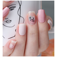 Load image into Gallery viewer, Zipkok® Gel Nail Strips - Drawing Pink