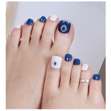 Load image into Gallery viewer, Zipkok® Pedi Gel Nail Strips - Saphire Bling