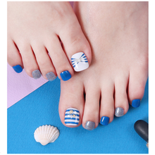 Load image into Gallery viewer, Zipkok® Pedi Gel Nail Strips - Lovely Marinelook