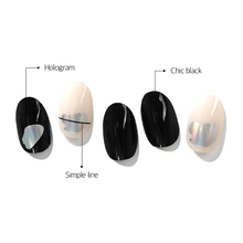 Load image into Gallery viewer, Zipkok® Gel Nail Strips - Metallic Black