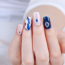 Load image into Gallery viewer, Zipkok® Gel Nail Strips - Saphire Bling Shell