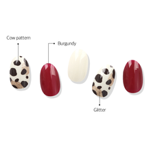 Load image into Gallery viewer, Zipkok® Gel Nail Strips - Moment Cow