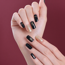 Load image into Gallery viewer, Zipkok® Gel Nail Strips - Chain Black