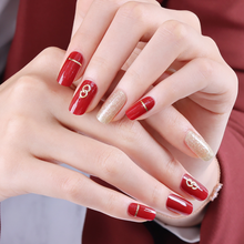Load image into Gallery viewer, Zipkok® Gel Nail Strips - Chain Red