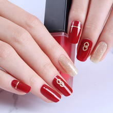 Load image into Gallery viewer, Zipkok® Gel Nail Strips - Chain Red